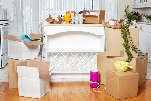 Van service for residential moving in Morden streets
