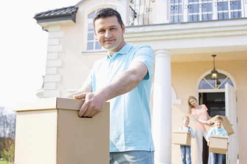 Office removals and commercial moving by van