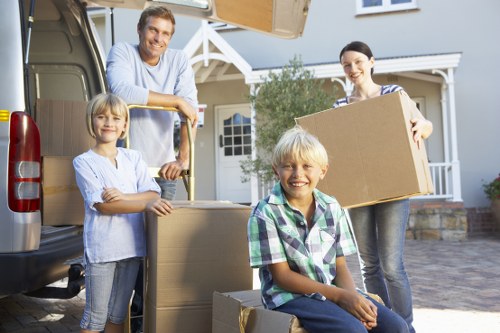 Loading furniture and boxes for a Morden house move