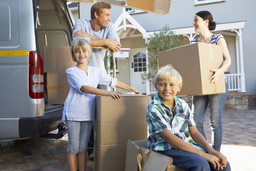 Moving day process for removals in Morden with careful loading and transport
