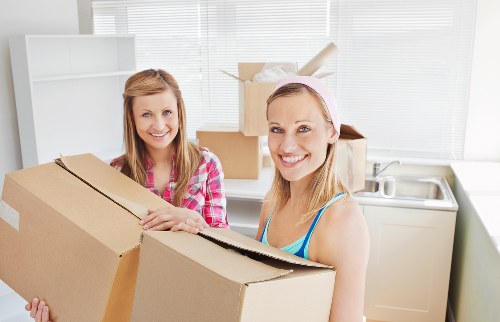 Safe and professional van loading during a move